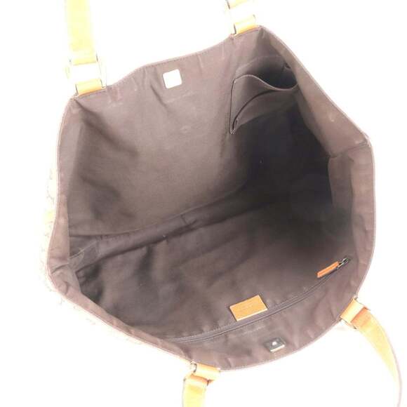 Gucci GG Canvas Abby 141472 Leather Tote Bag Shoulder Brown Women's - Picture 7 of 9